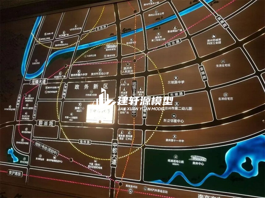 沿滩区域壁挂模型