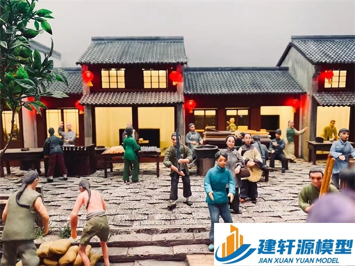 沿滩香市微缩模型