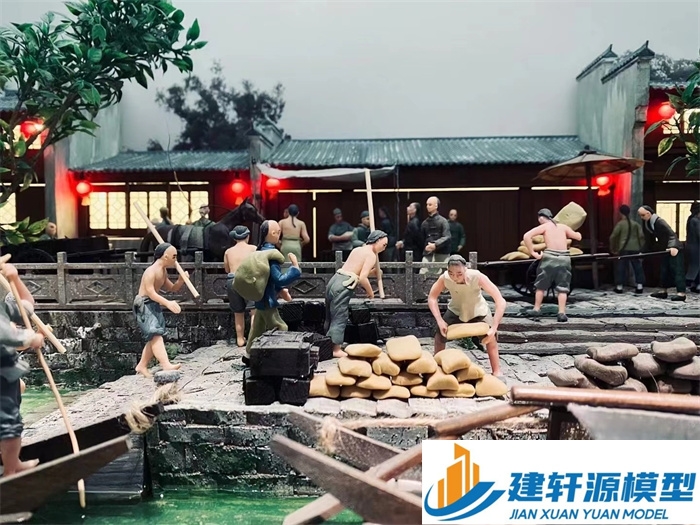 沿滩博物馆江南水乡模型