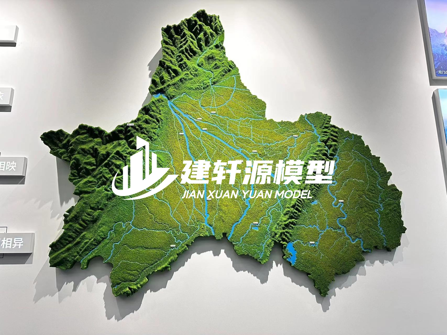 沿滩地形沙盘壁挂厂家