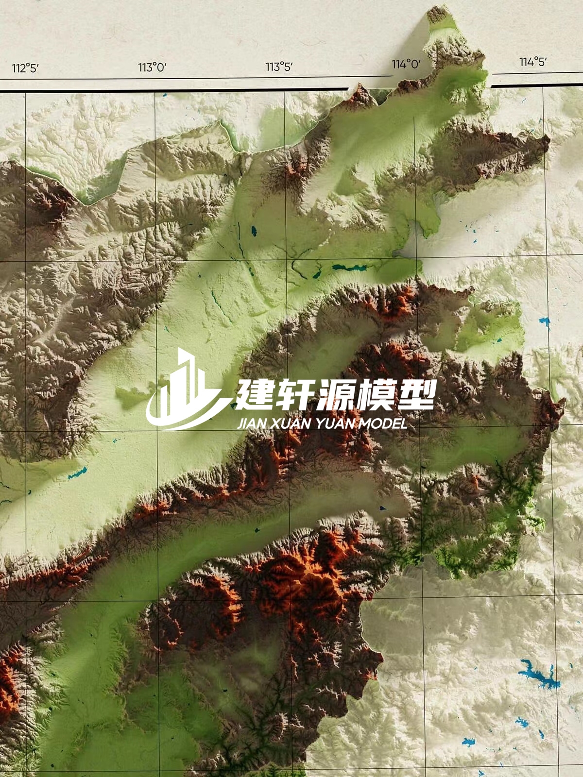 沿滩地形模型制作