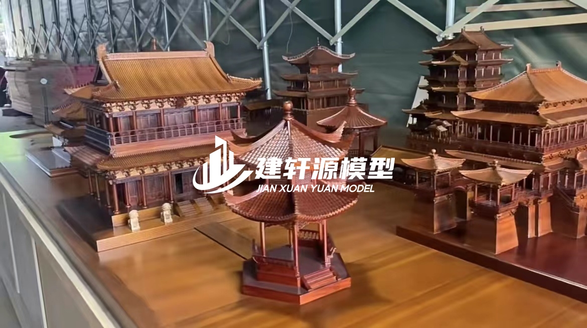 沿滩古建模型制作