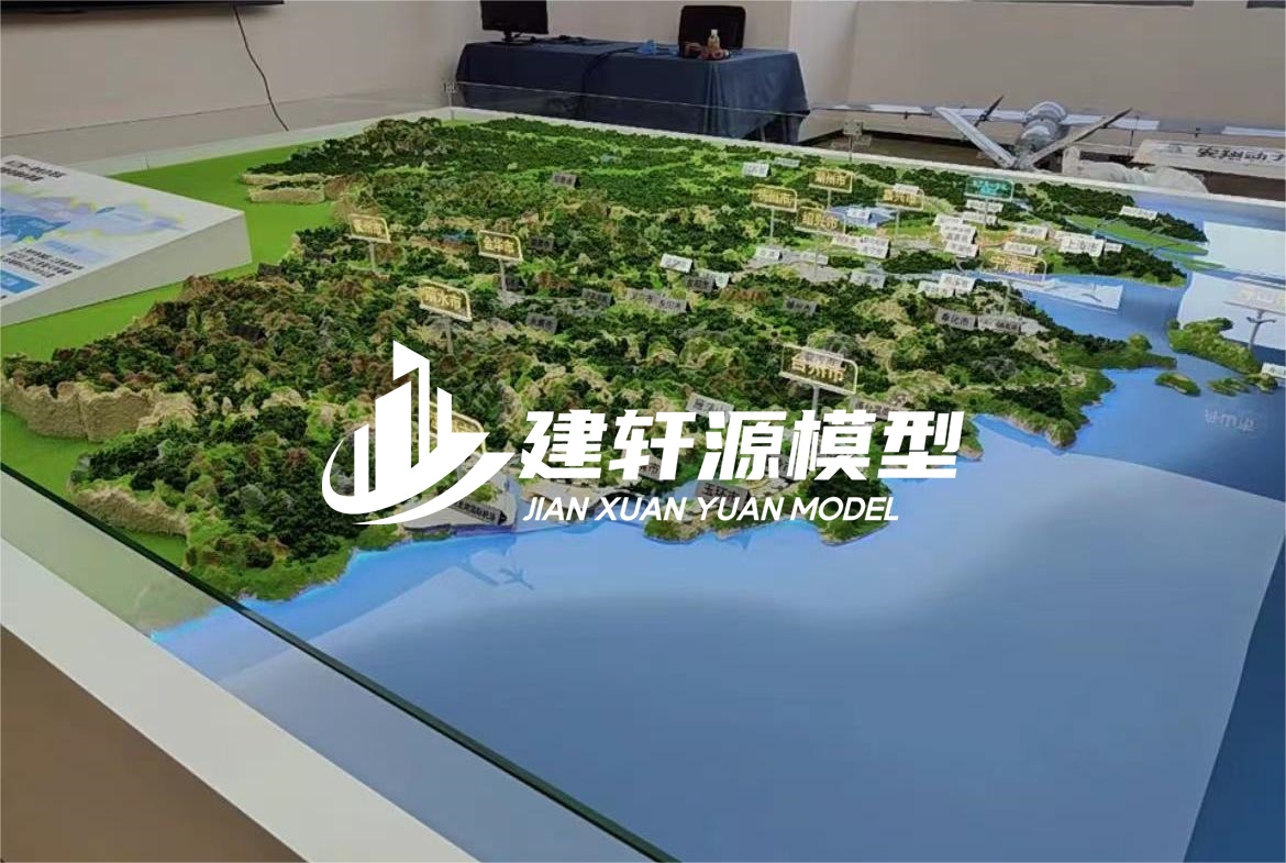 沿滩地貌沙盘模型定制