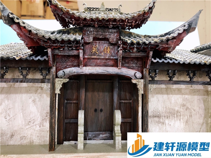 沿滩骏惠堂场景还原模型